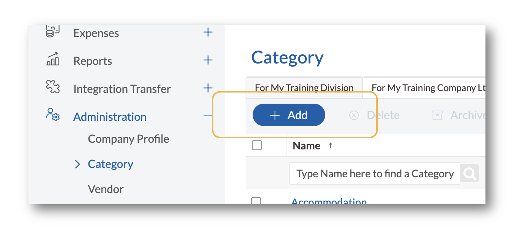 Adding Carbon Tracking categories