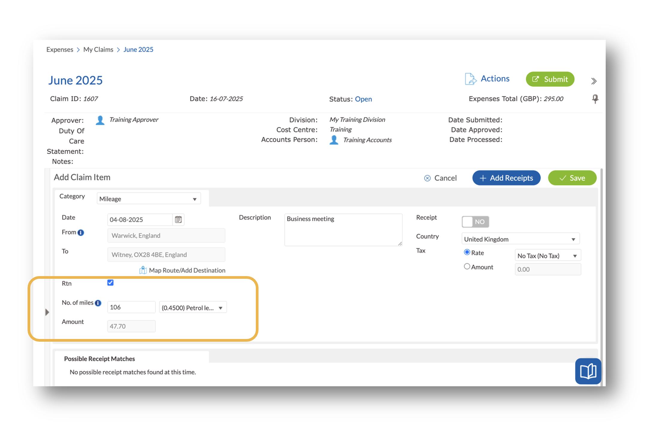 how-to-create-a-mileage-claim