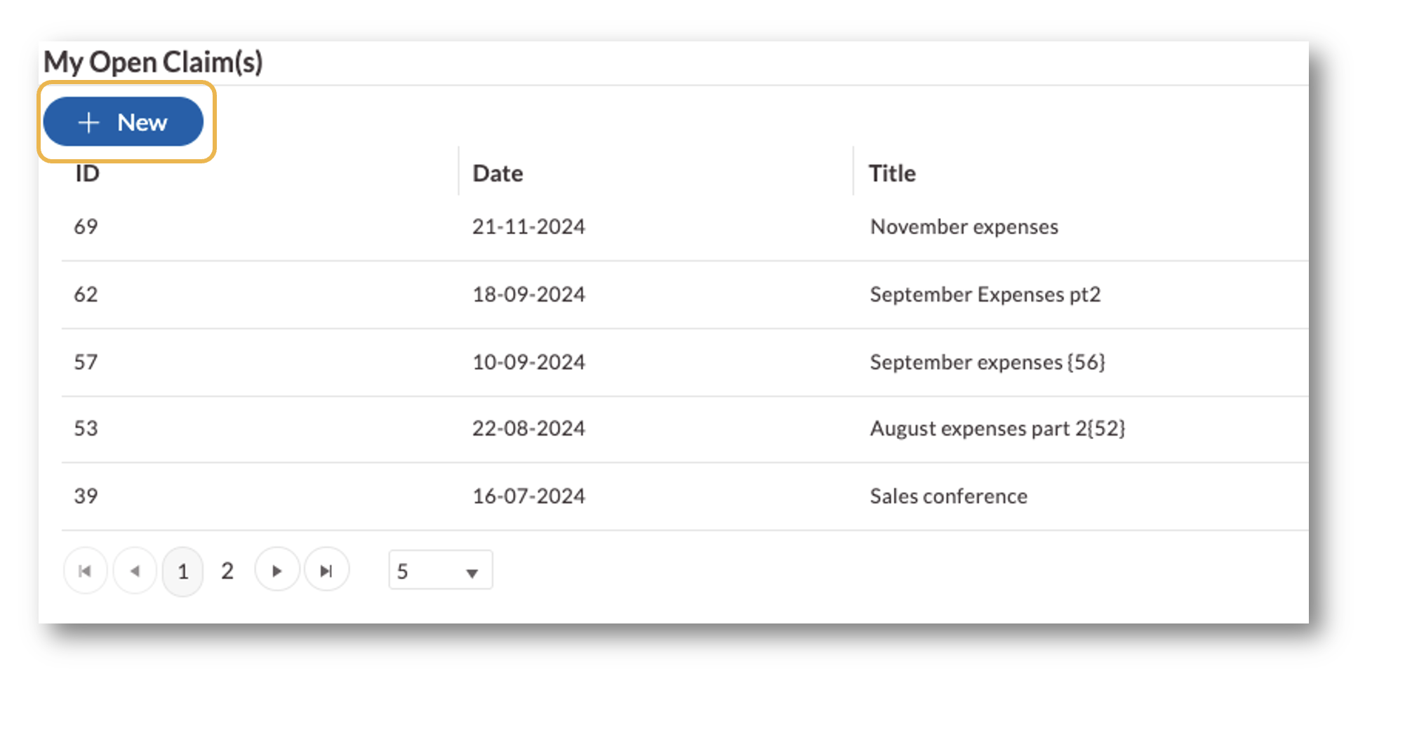 Moving Claim Lines to Update Approver Details