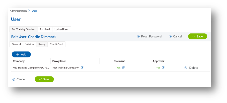 How to set proxy access