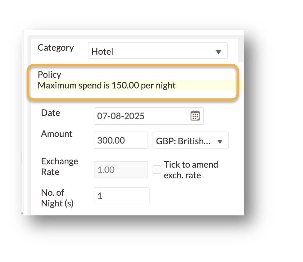 How to set up category spend limits and policies