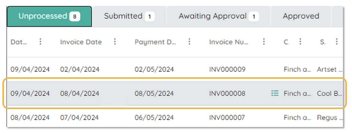 Invoice Processing - Map and Create Suppliers